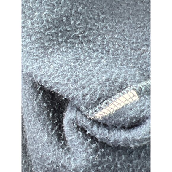 GH Bass and Co Pullover Size XL Fleece Jacket Snap Collar Navy Gray Outerwear - Picture 4 of 6